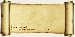 Bojana Pejaković vizit kartica